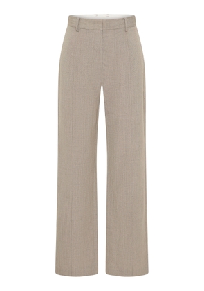 St. Agni Classic Pintuck Straight-Leg Pants - Moda Operandi