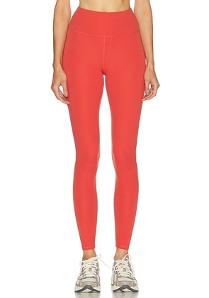 Varley Always 28 High Rise Legging in Baked Apple - Burnt Orange. Size XS (also in S, M, L).
