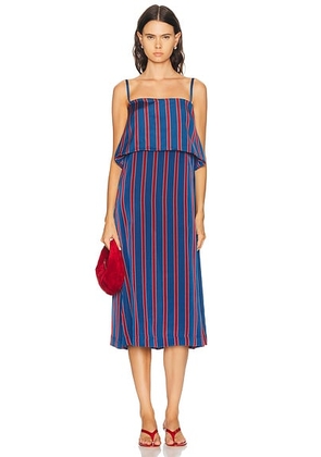 Dries Van Noten Dour Dress in Blue - Blue. Size 40 (also in 34, 42).