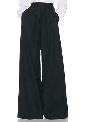 Ralph Lauren Collection Vanessa Full Length Pleated Pant in Black - Black. Size 4 (also in 0, 2, 6).