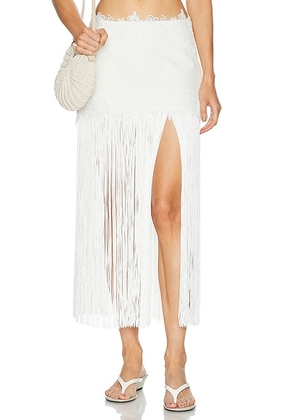 Retrofete Amaris Skirt in Ivory - Ivory. Size XS (also in S, L).