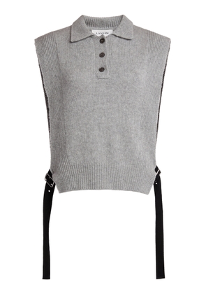 Lanvin Short Sleeveless Cashmere-Blend Jumper - Moda Operandi