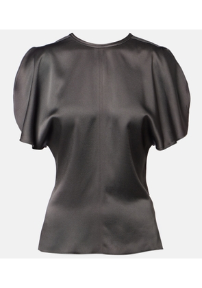 Victoria Beckham Bela crepe satin top