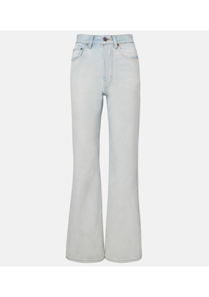 Chloe Faded wide-leg jeans
