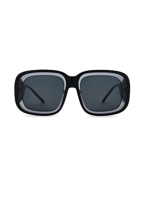 Diesel Square Sunglasses in Black - Black. Size all.