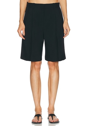 KHAITE Auggie Short in Black - Black. Size 0 (also in 4, 8).