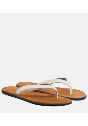 The Row Beach leather thong sandals