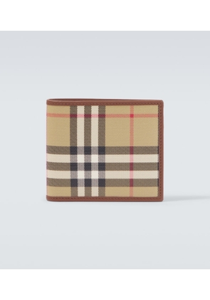 Burberry Burberry Check canvas bifold wallet
