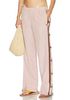Eliou Track Pant in Dust Pink - Pink. Size M (also in XS, S).