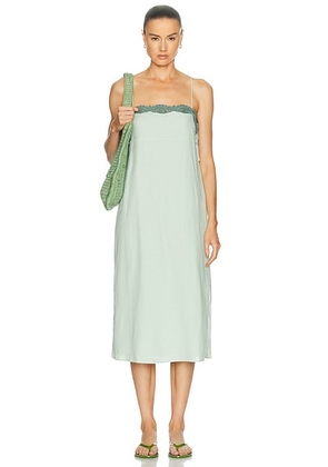 Posse Darya Dress in Green - Green. Size S (also in XS, M, L).