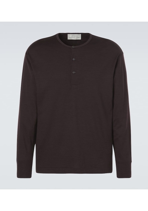 Studio Nicholson Kuyto wool Henley shirt