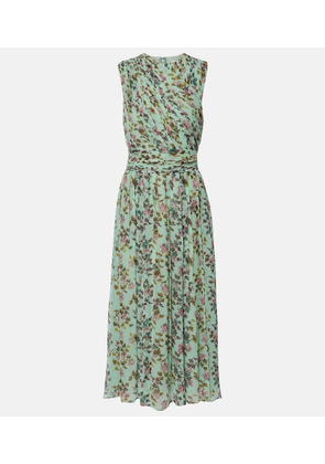 Ulla Johnson Celestina floral silk chiffon midi dress