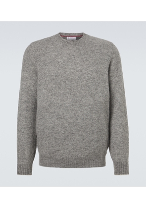 Brunello Cucinelli Alpaca, cashmere, and wool-blend sweater