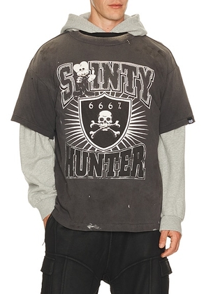 SAINT Mxxxxxx Sainty Hunter X Bounty Hunter Short Sleeve Tee in Black - Black. Size L (also in M, XL/1X).