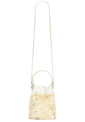 Staud Lila Mini Bag in Cream - Creme. Size all.