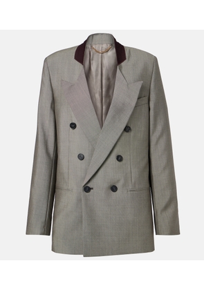 Victoria Beckham Beatrice wool and mohair blazer