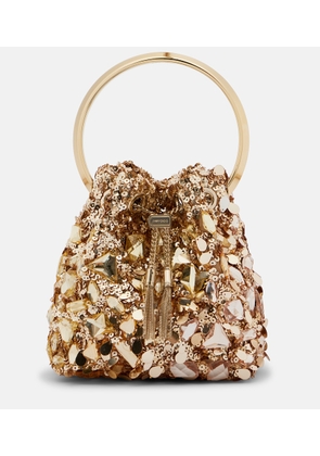 Jimmy Choo Bon Bon Small embellished bucket bag
