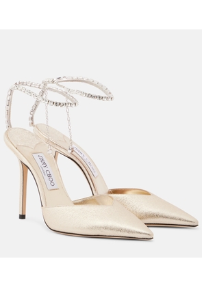 Jimmy Choo Saeda embellished pumps