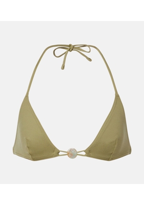 Eres Alva embellished bikini top