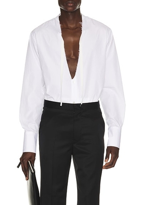 Maison Margiela Long Sleeve Shirt in White - White. Size 48 (also in ).