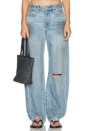 SLVRLAKE Tess Long Straight Leg in Think I'm In Love - Blue. Size 28 (also in 25, 26, 27, 29, 30).