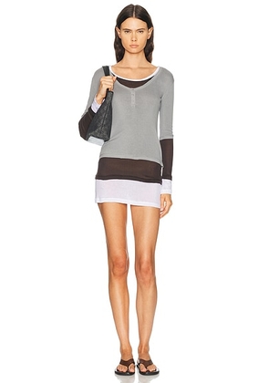 Gimaguas Gemma Mini Dress in Brown - Brown. Size S (also in M, XS).