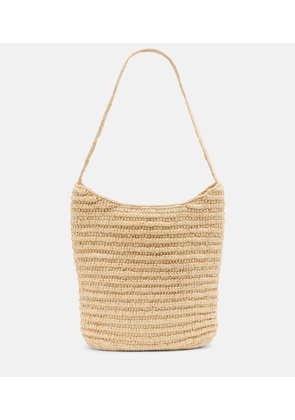 The Row Alma Medium raffia shoulder bag