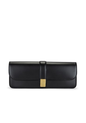 KHAITE Blake Clutch in Black - Black. Size all.