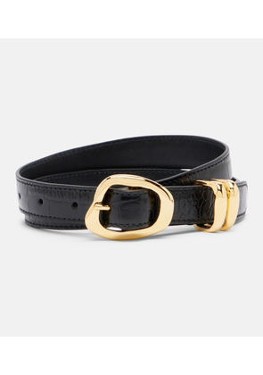 Amanu Tugela croc-effect leather belt