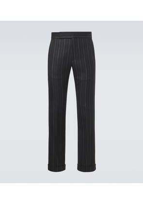 Tom Ford Striped wool straight pants