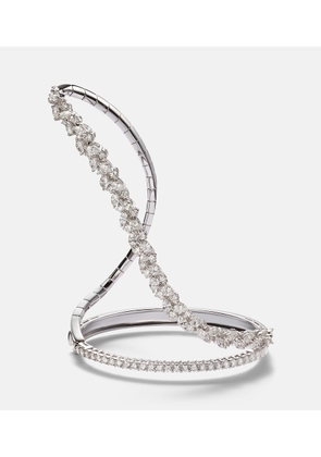Yeprem 18kt white gold bracelet with diamonds