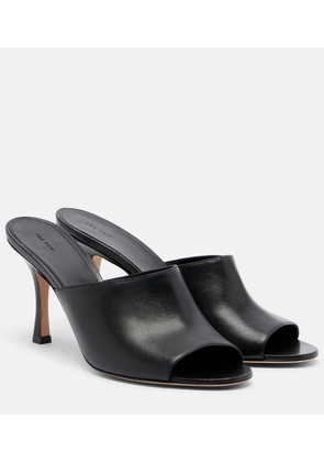 The Row Ella leather mules