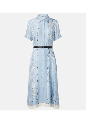 Altuzarra Kiera printed silk shirt dress