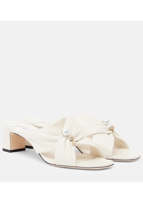 Jimmy Choo Rafi embellished leather mules