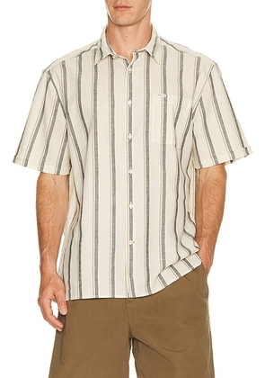 Barbour Barkend Striped Summer Shirt in Whisper White - White. Size S (also in M, L, XL/1X).