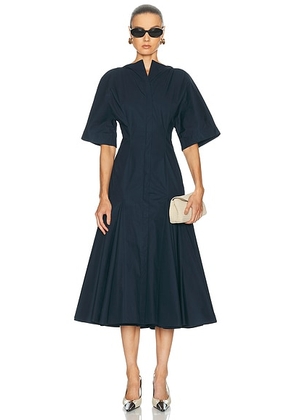 JACQUEMUS La Robe Moisson in Dark Navy - Navy. Size 38 (also in 36).