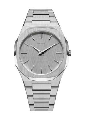 D1 Milano Ultra Thin Bracelet 40mm Watch in White.