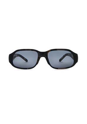 Diesel Rectabgle Sunglasses in Brown & Grey Havana - Brown. Size all.