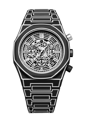 D1 Milano Polycarbonate 40.5mm Watch in Black.
