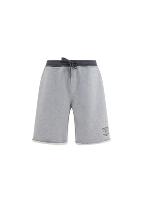 Brunello Cucinelli Gray Cotton Bermuda Shorts - L