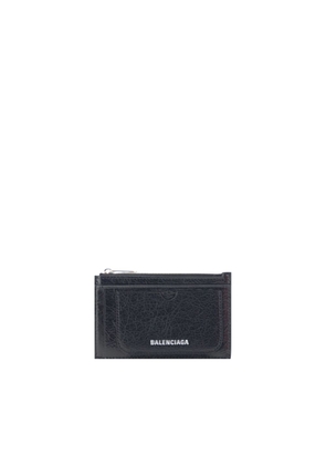 Balenciaga Black Lamb Ovis Aries Aries Wallet