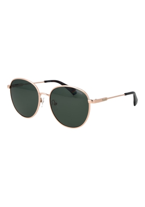 Polaroid Rose Gold Metal Sunglasses