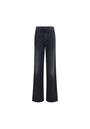 Gucci Black Cotton Straight-Leg Jeans - W25