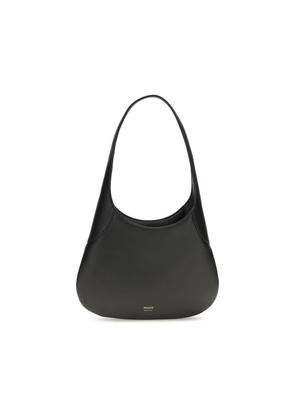 Khaite Black Calf Leather Bos Taurus Handbag