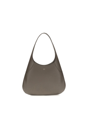 Khaite Gray Calf Leather Bos Taurus Handbag