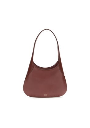 Khaite Bordeaux Calf Leather Bos Taurus Handbag