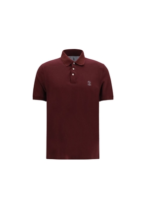 Brunello Cucinelli Bordeaux Cotton Shirt - L