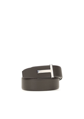 Tom Ford Brown Calf Leather Bos Taurus Belt - 100 cm / 40 Inches