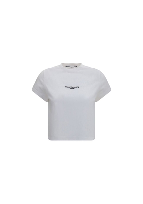 Alexander Wang White Cotton T-Shirt - L