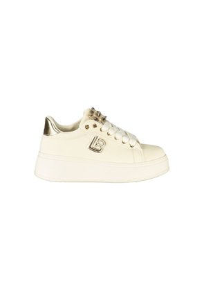 Laura Biagiotti Beige Polyurethane Women Sneaker - EU38/US8